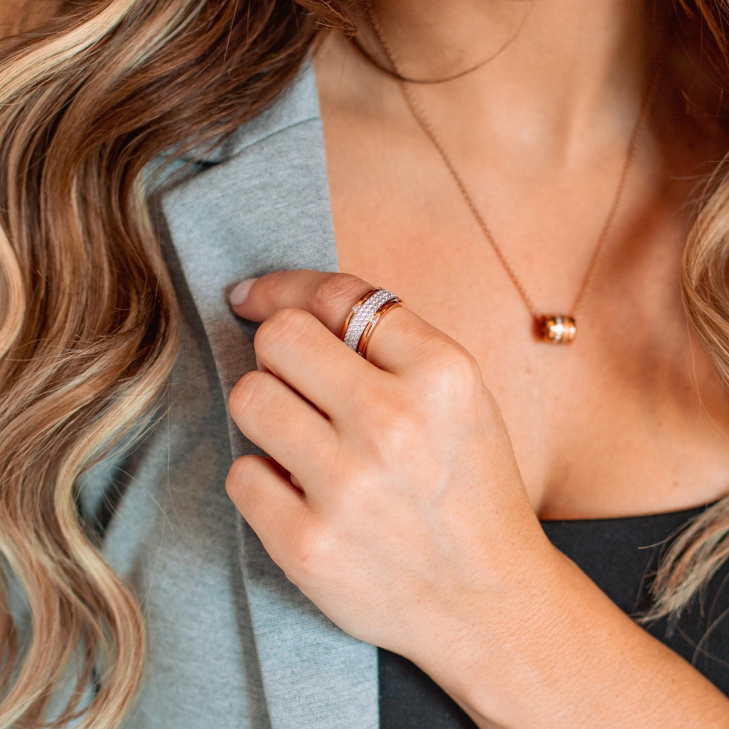 Brilliance Spinner Ring Rings tendegreesinc