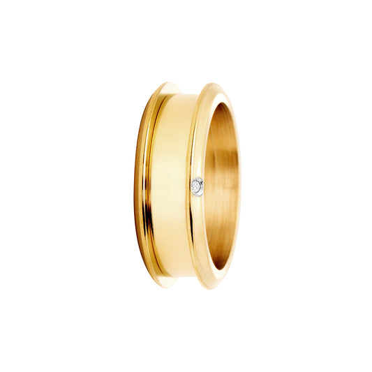 Inclusion Base Ring Rings Ten Degrees Inc. Gold 7