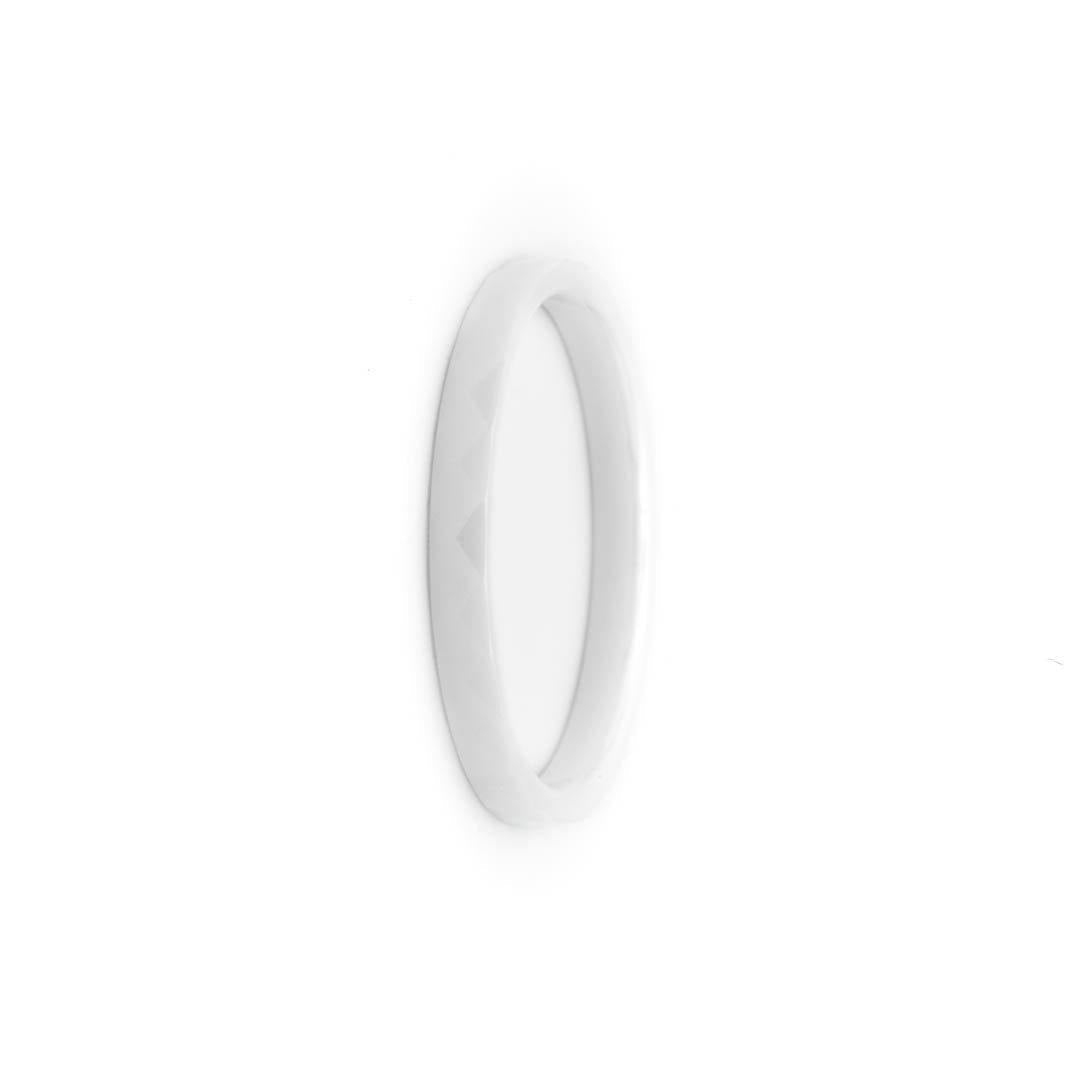 Perfection Spinner Ring tendegreesinc White 10
