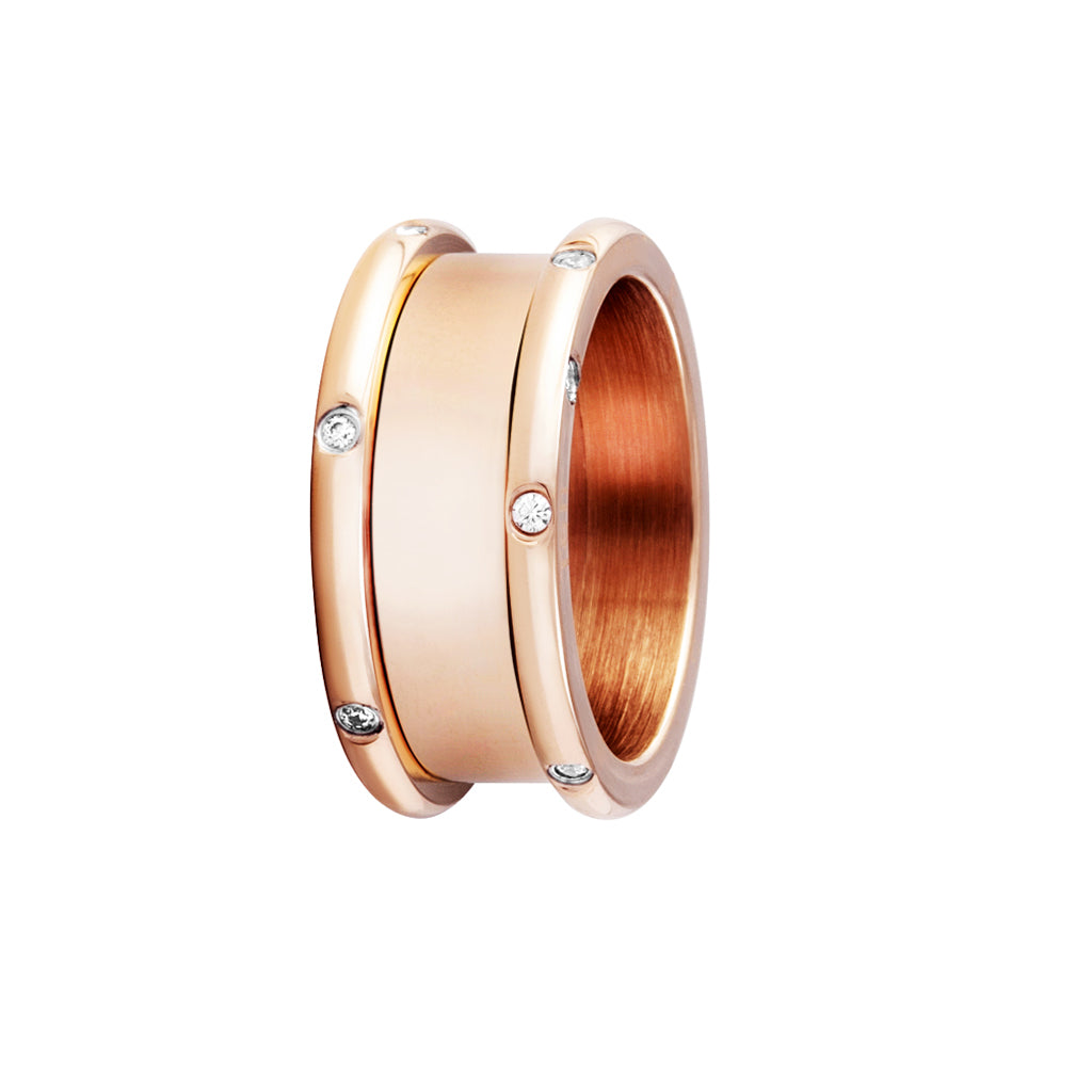 Persevere Base Ring Rings tendegreesinc Rose Gold 6