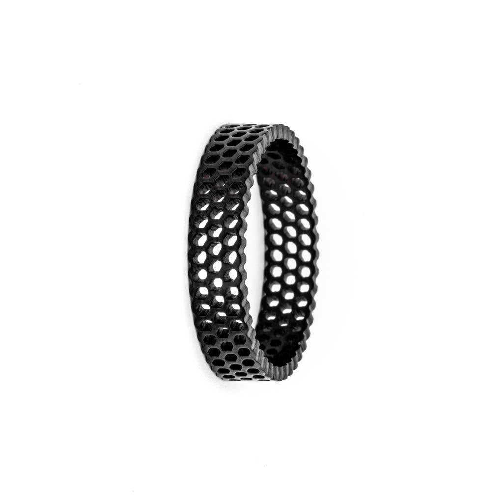 Sociable Spinner Ring tendegreesinc Black 10