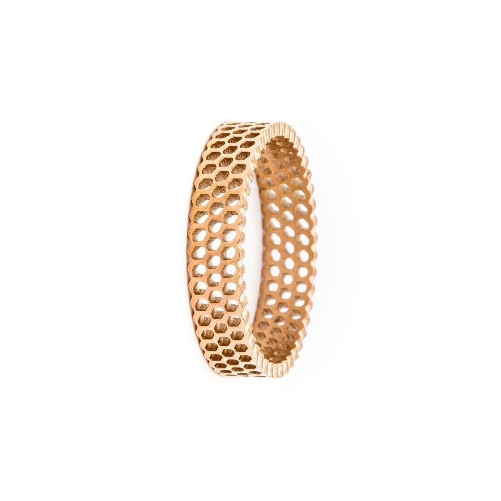 Sociable Spinner Ring tendegreesinc Rose Gold 10