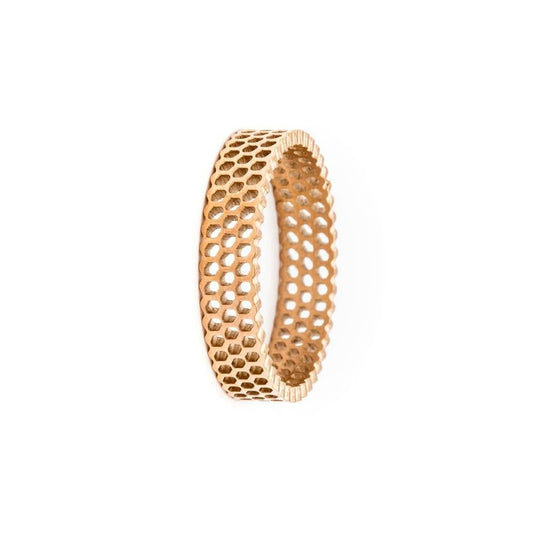 Sociable Spinner Ring tendegreesinc Rose Gold 10