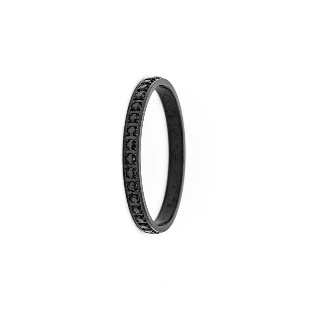 Exquisite Spinner Ring tendegreesinc Black 10 