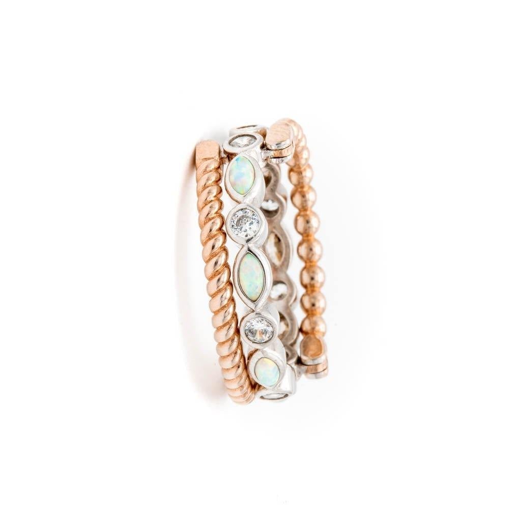 Rotating Ring Rose Gold & Silver - Sale Sale tendegreesinc 